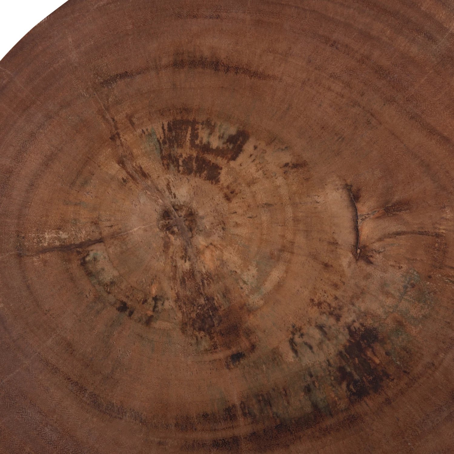 Tavolinë anësore ose stol cilindrik, dru suar natyral, FEBRY FH9908, 39.5x45.5cm