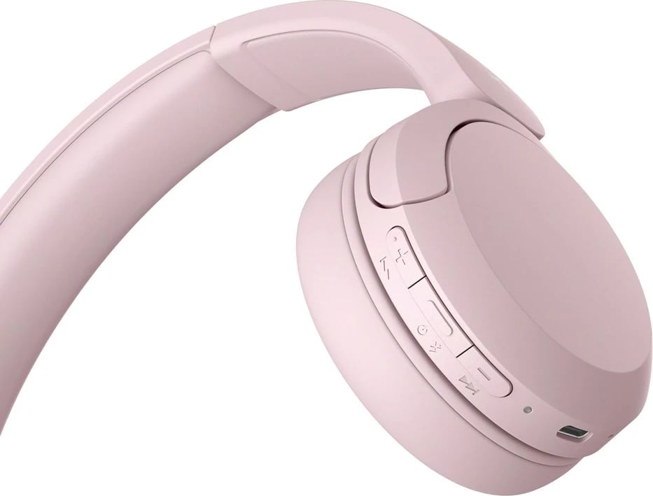 Kufje wireless Sony WHCH520P.CE7, Bluetooth, Rozë