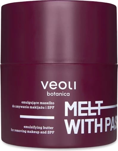 Buter për largimin e grimit Veoli Botanica Melt With Passion për femra, 40g