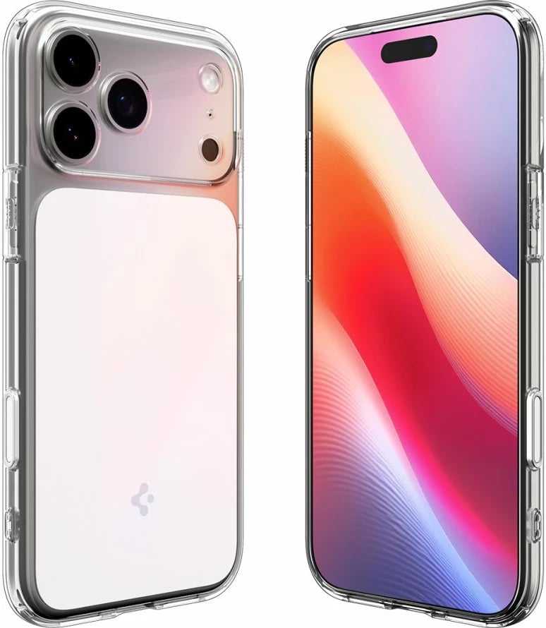 Mbështjellës Spigen Ultra Hybrid "T" MagSafe për iPhone 17 Pro Max, Transparent dhe Bardhë