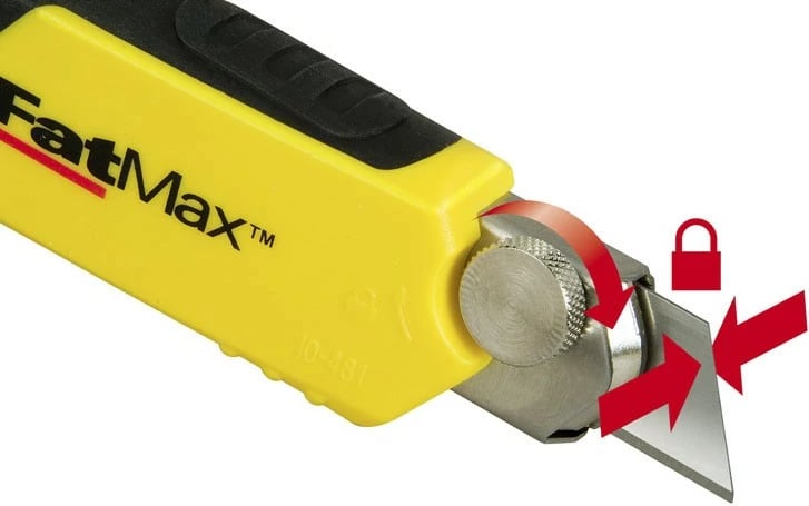 Cutter Stanley FatMax 18mm, zi/verdhe