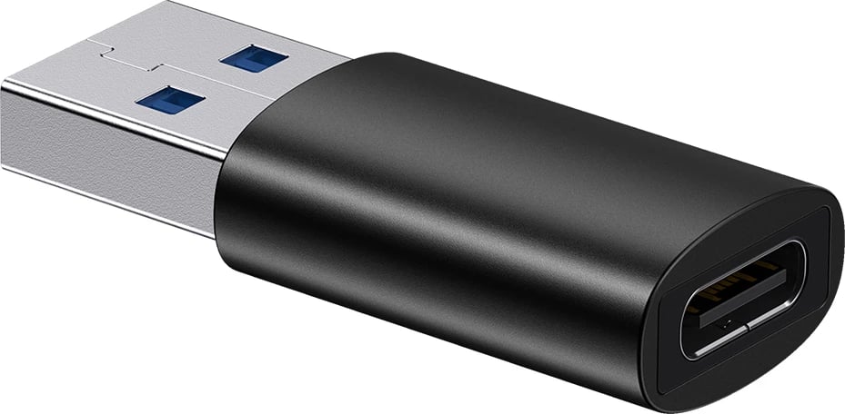 Adapter USB 3.1 OTG Baseus Ingenuity Series, USB-A në USB-C, i zi