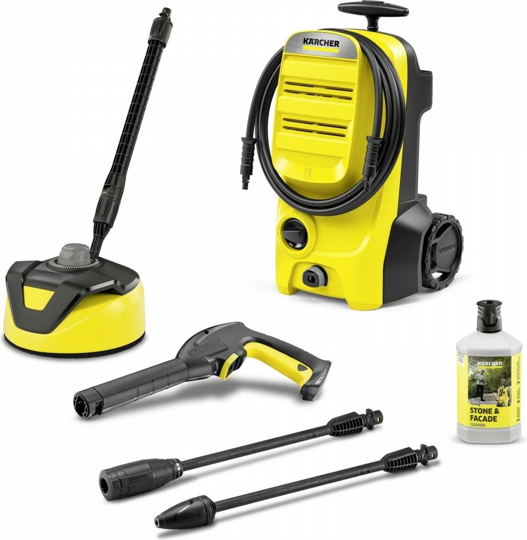 Aparat larës me presion Karcher K4 Classic Home, 1800W, 130 bar, i zi, set aksesorësh