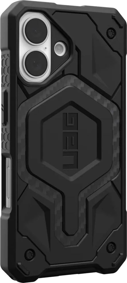 Mbështjellës Urban Armor Gear Monarch për celular, për Apple, 6.1", PC, zi