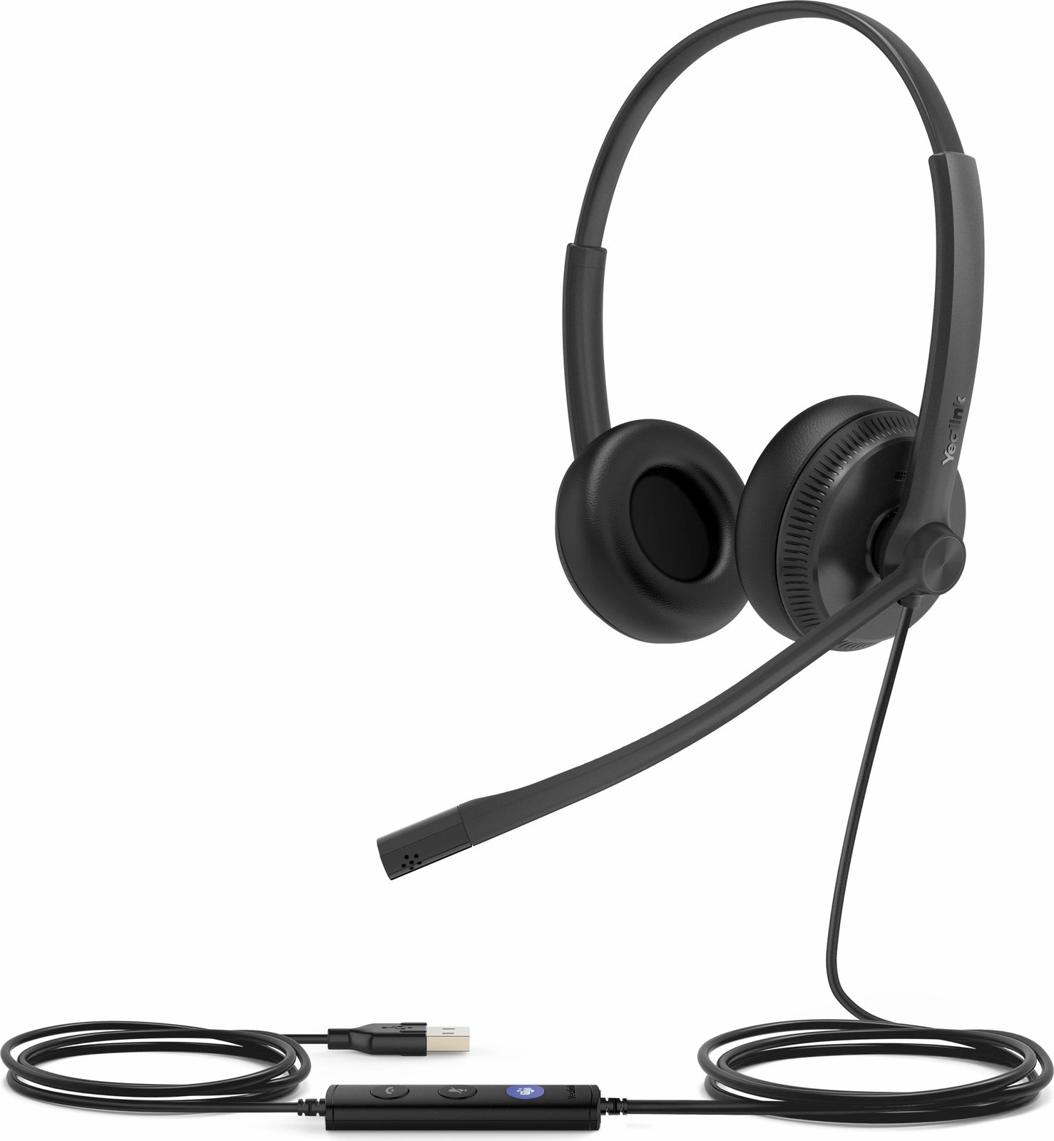 Kufje Yealink UH34 Dual Teams, Wired, 20 - 20000 Hz, 118 g, E zezë