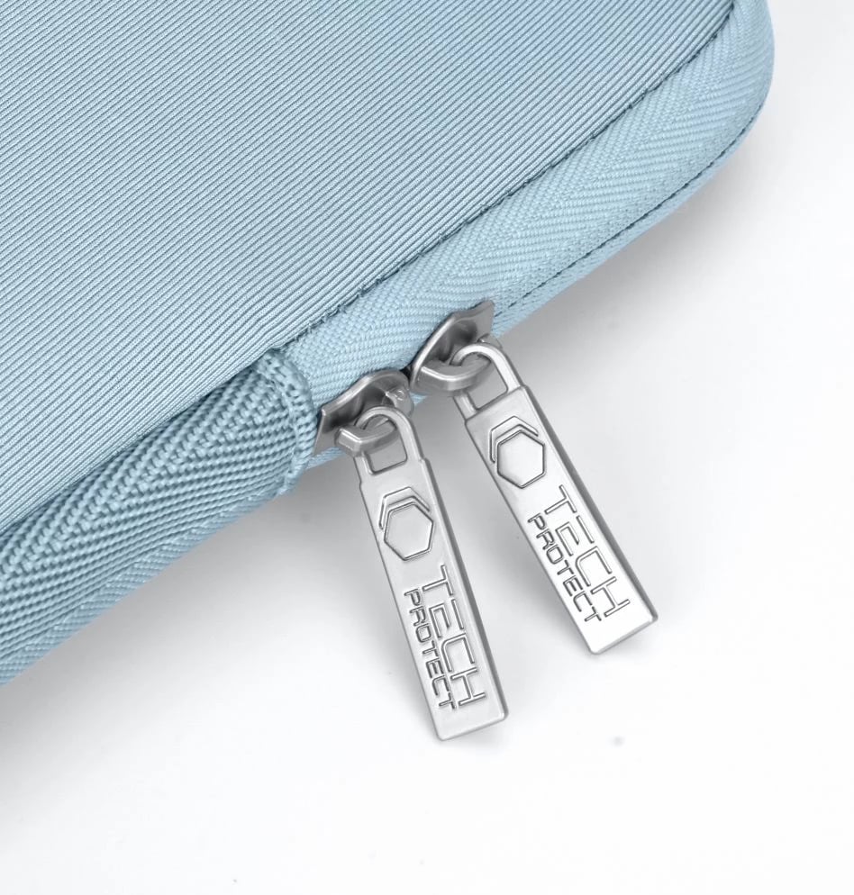 Kasë laptopi Tech-Protect NeoSlim 15-16", set me çantë aksesorësh, Kaltër