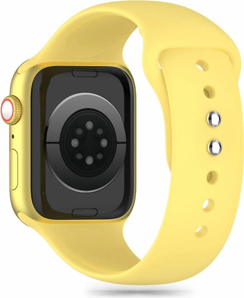 Rrip silikoni për Apple Watch Tech-Protect, për modele 42/44/45/49 mm, Verdhë