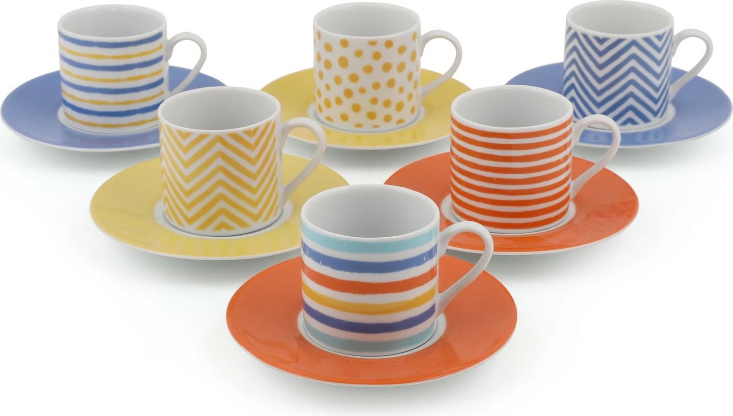 Set filxhanash kafeje, 12 copë, Hermia Concept, RU12KT42011334