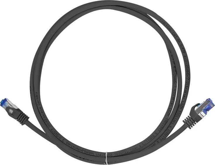 Kabllo patchcord Logilink, 1.0 m, e zezë