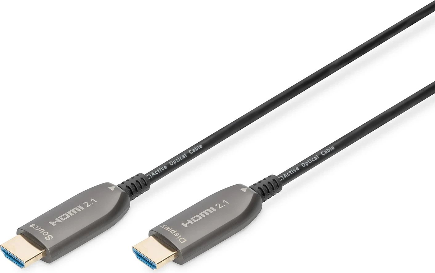 Kabllo HDMI DIGITUS 2.1 Ultra High Speed 8K60Hz, 20m, E zezë