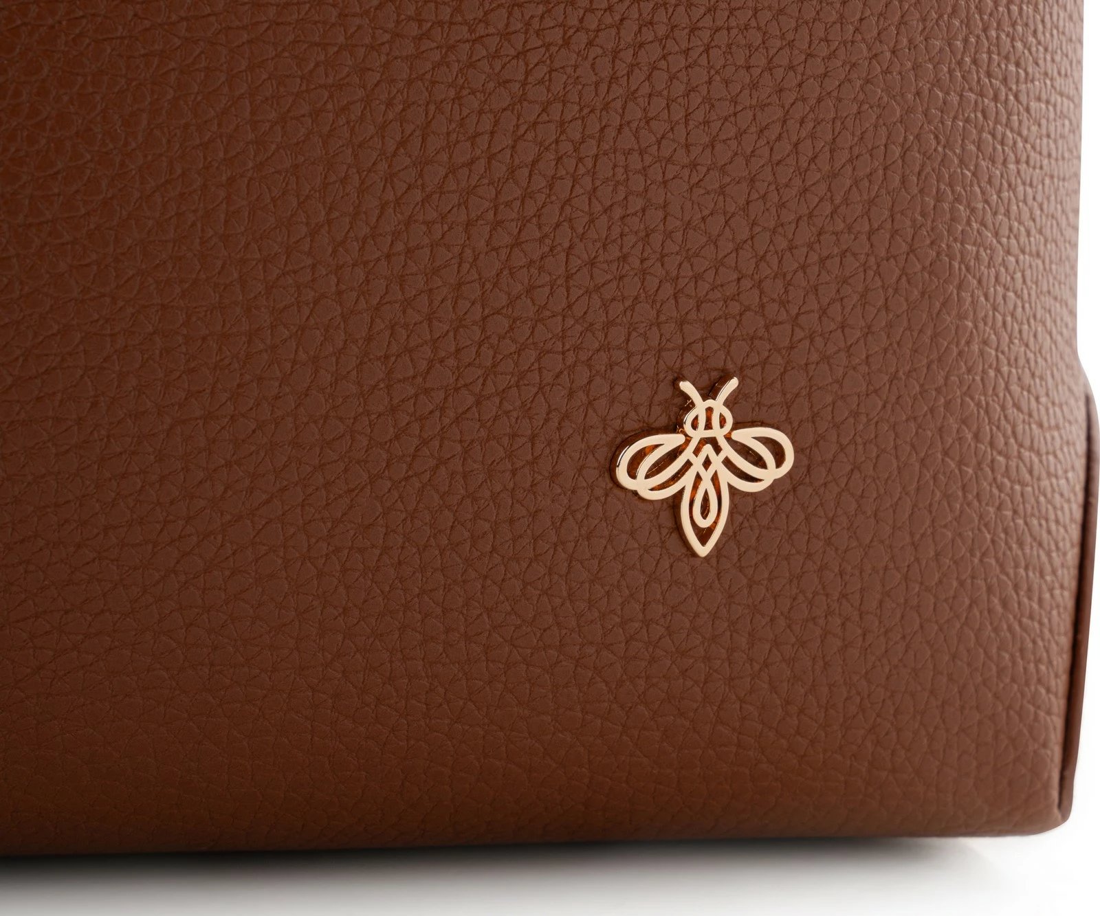 Tote bag Lucky Bees, ngjyrë tan, 1294