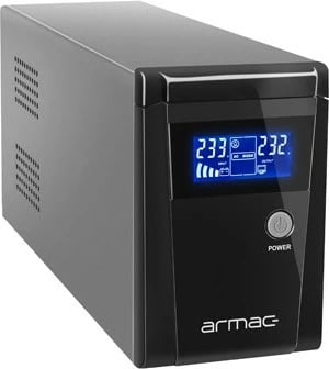 UPS Armac Office 650E LCD, 650VA, 390W, me ekran LCD, i zi