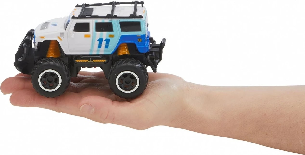 Makine lodër me telekomandë Revell RC Line Backer 23493, plastikë, 1:43, zi/blu/bardhë