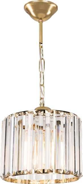 Llambë tavani Lavina, një dritë, ngjyrë ari, Φ20x20cm