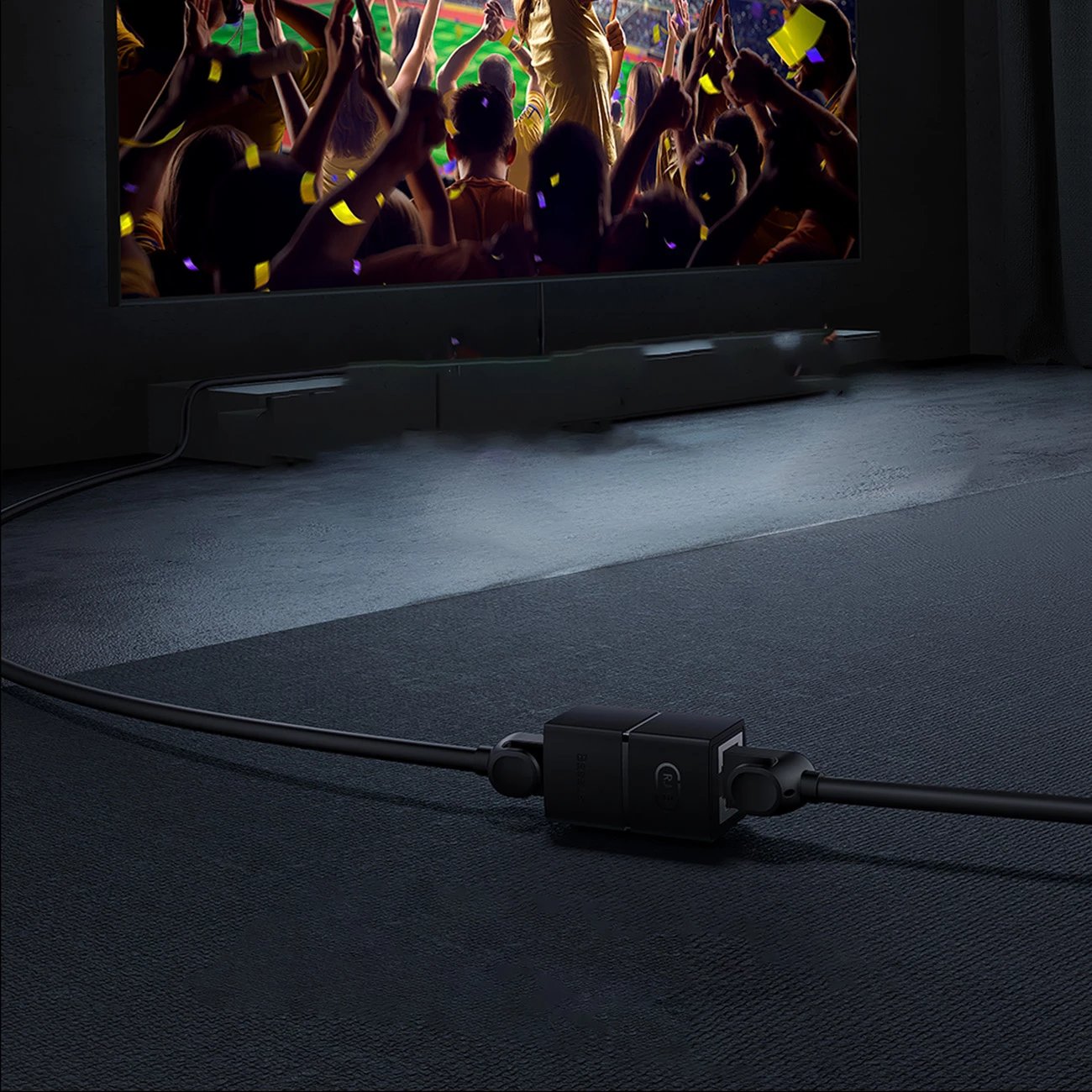 Lidhës rrjeti Baseus AirJoy Series, RJ45, 2 copë, i zi