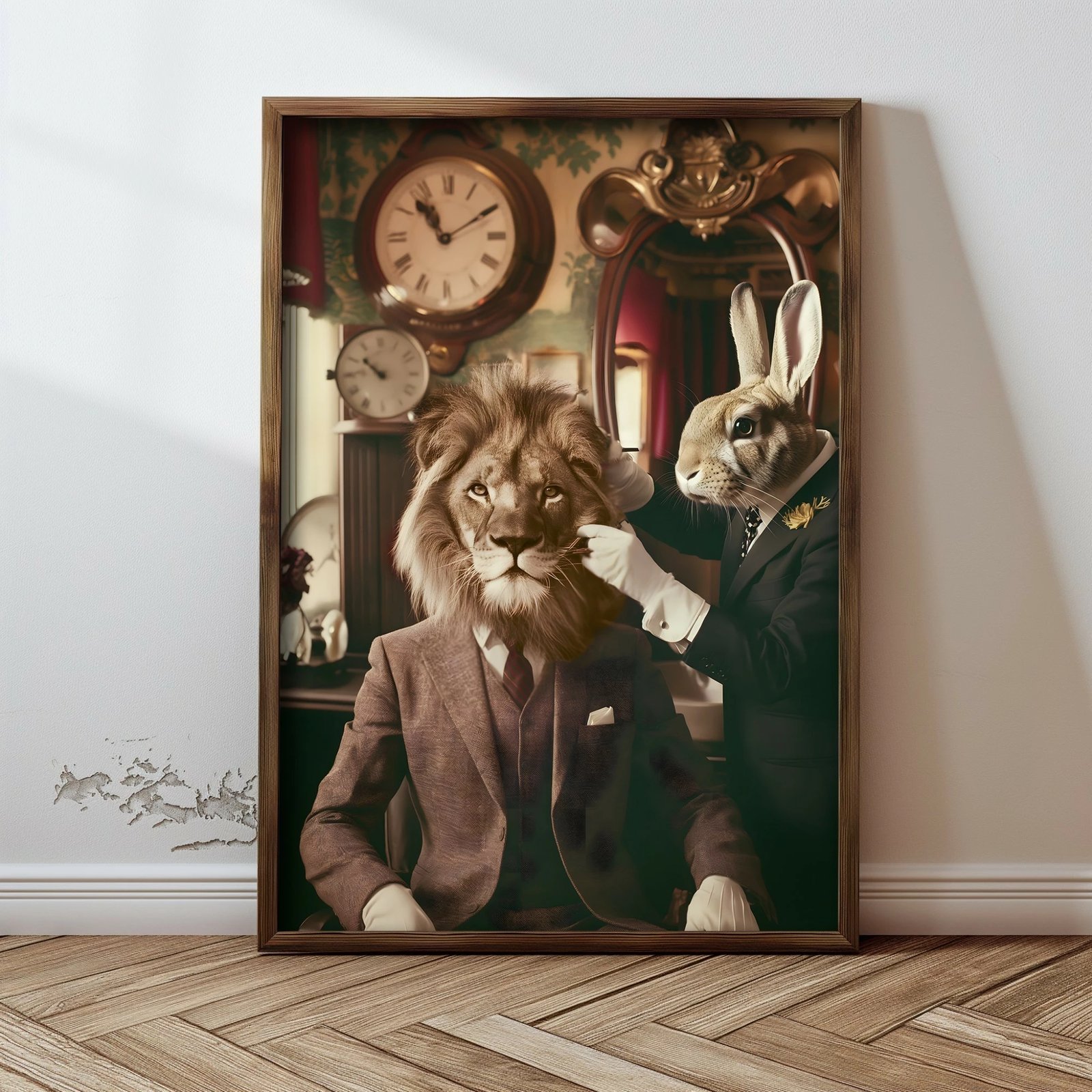 Pikturë dekorative me kornizë MDF, shumëngjyrëshe, GE051-L