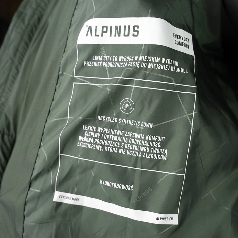 Jakne dimri për meshkuj Alpinus, e gjelbër