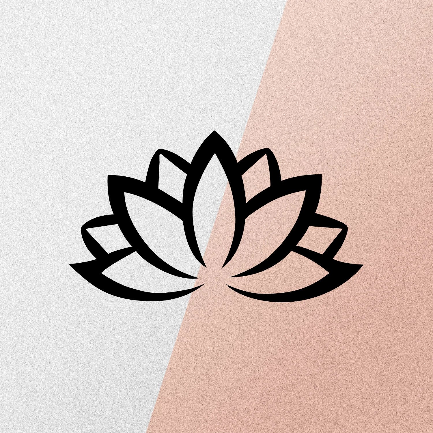 Aksesor dekorativ për mur, lule lotus metalike, Wallity, 60x35cm