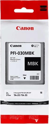 Kasetë boje Canon PFI-030MBK (3488C001) 55 ml mat e zezë