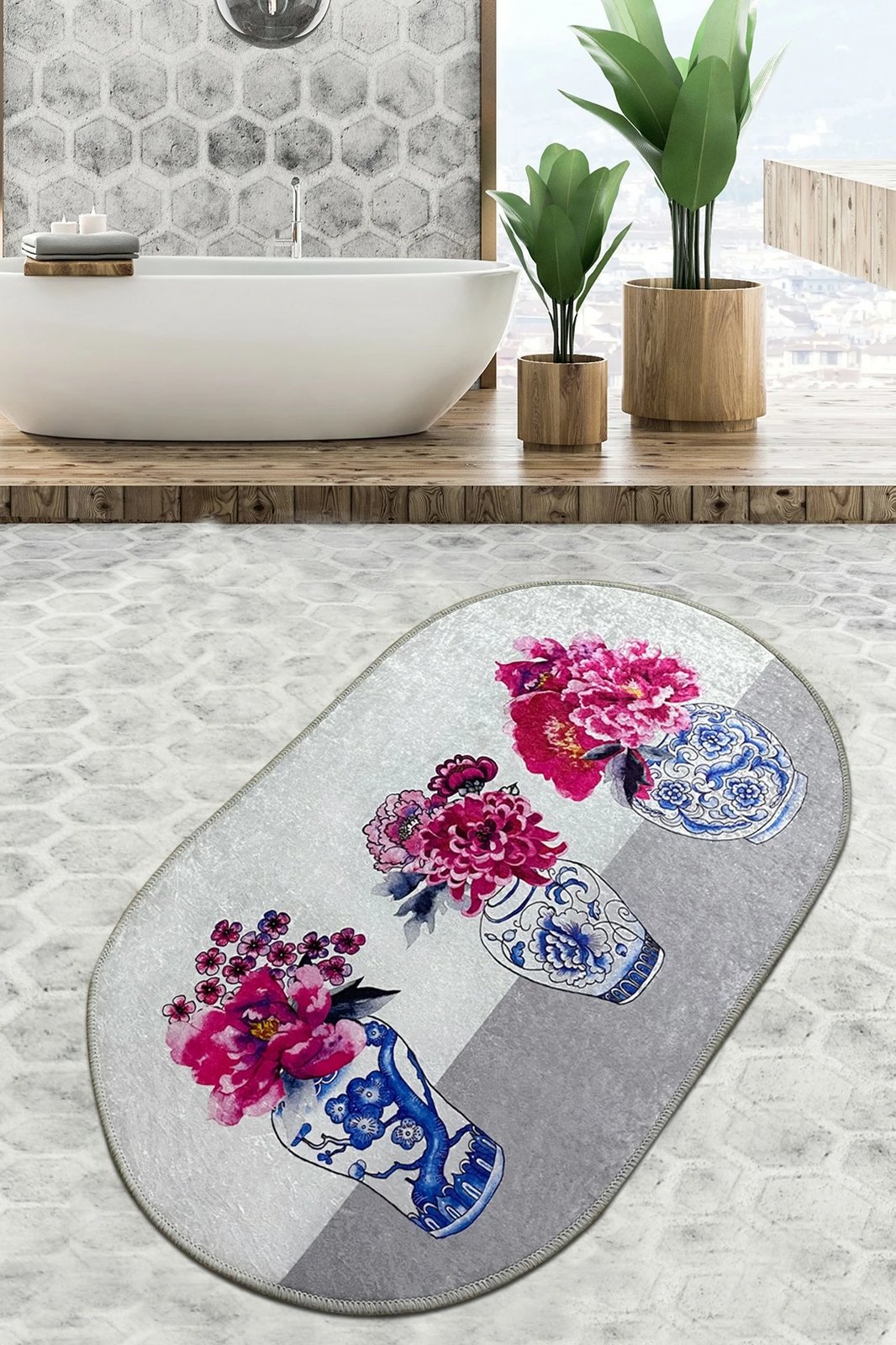 Tapet për banjo Mijölnir, Joseph Djt, shumëngjyrësh, 70x120cm