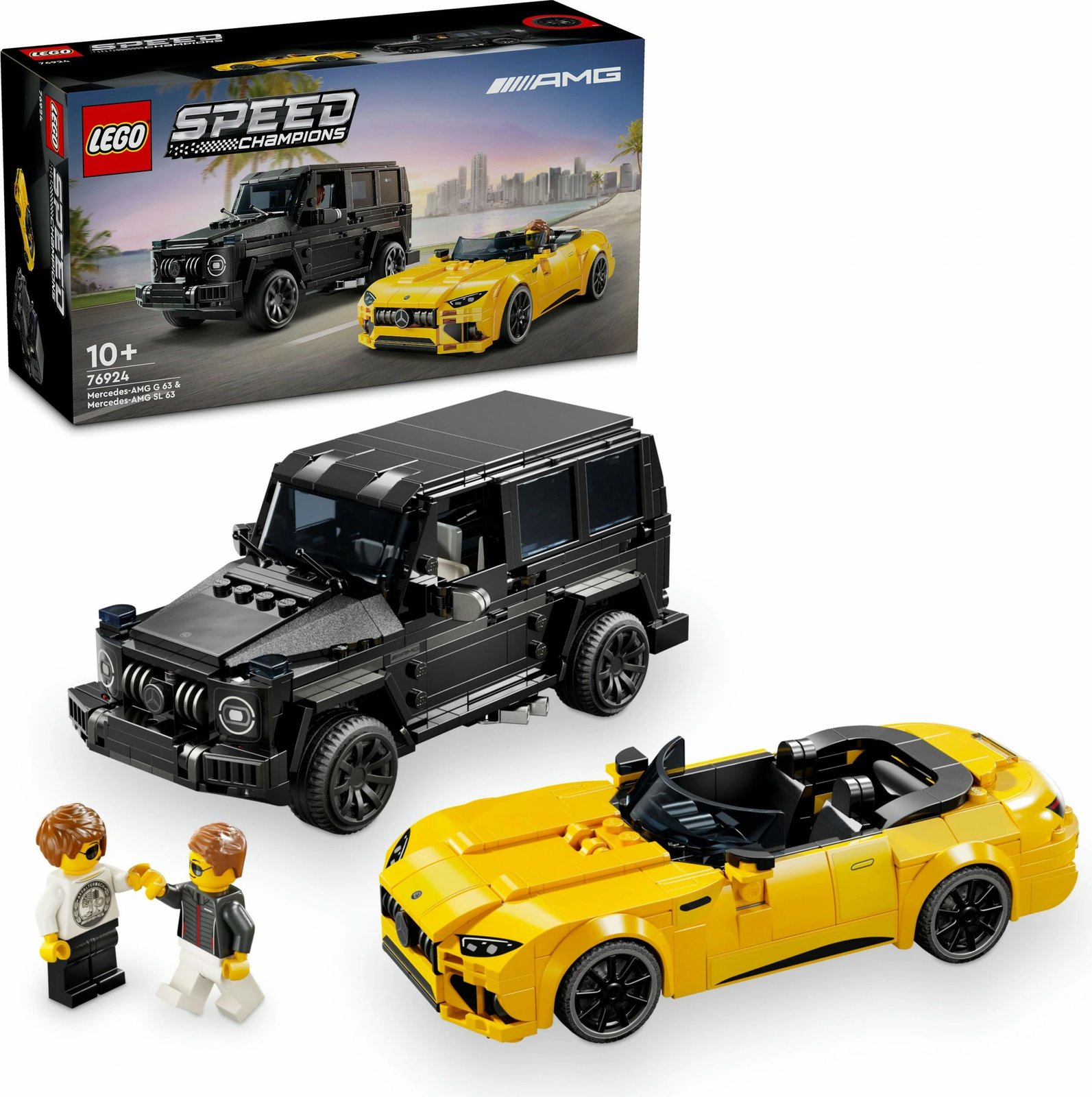 Set ndërtimi LEGO Mercedes-AMG G 63 & SL 63, 808 pjesë, shumëngjyrësh Set ndërtimi LEGO Mercedes-AMG G 63 & SL 63, 808 pjesë, shumëngjyrësh