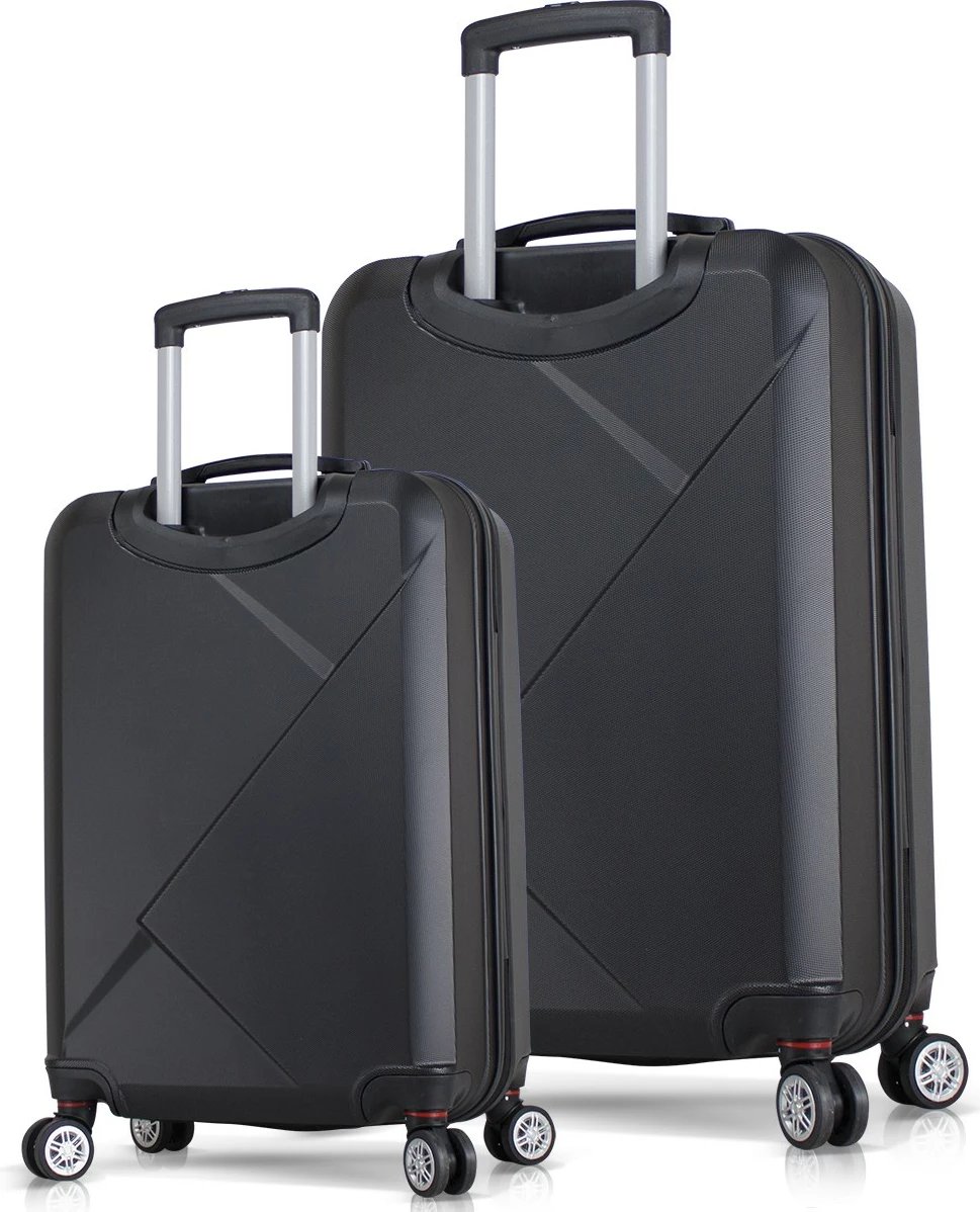 Set valixhesh (2 copë), ngjyrë e zezë, Zoozie Bags, 8022