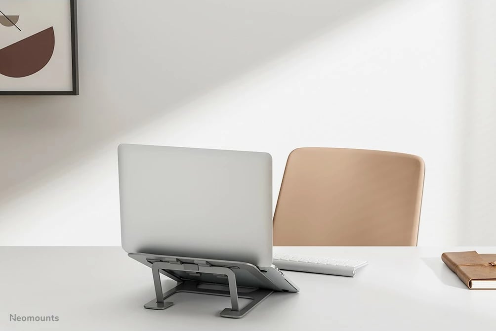 Mbajtës laptopi Newstar NSLS085GREY, alumini, 10-17 inç, gri