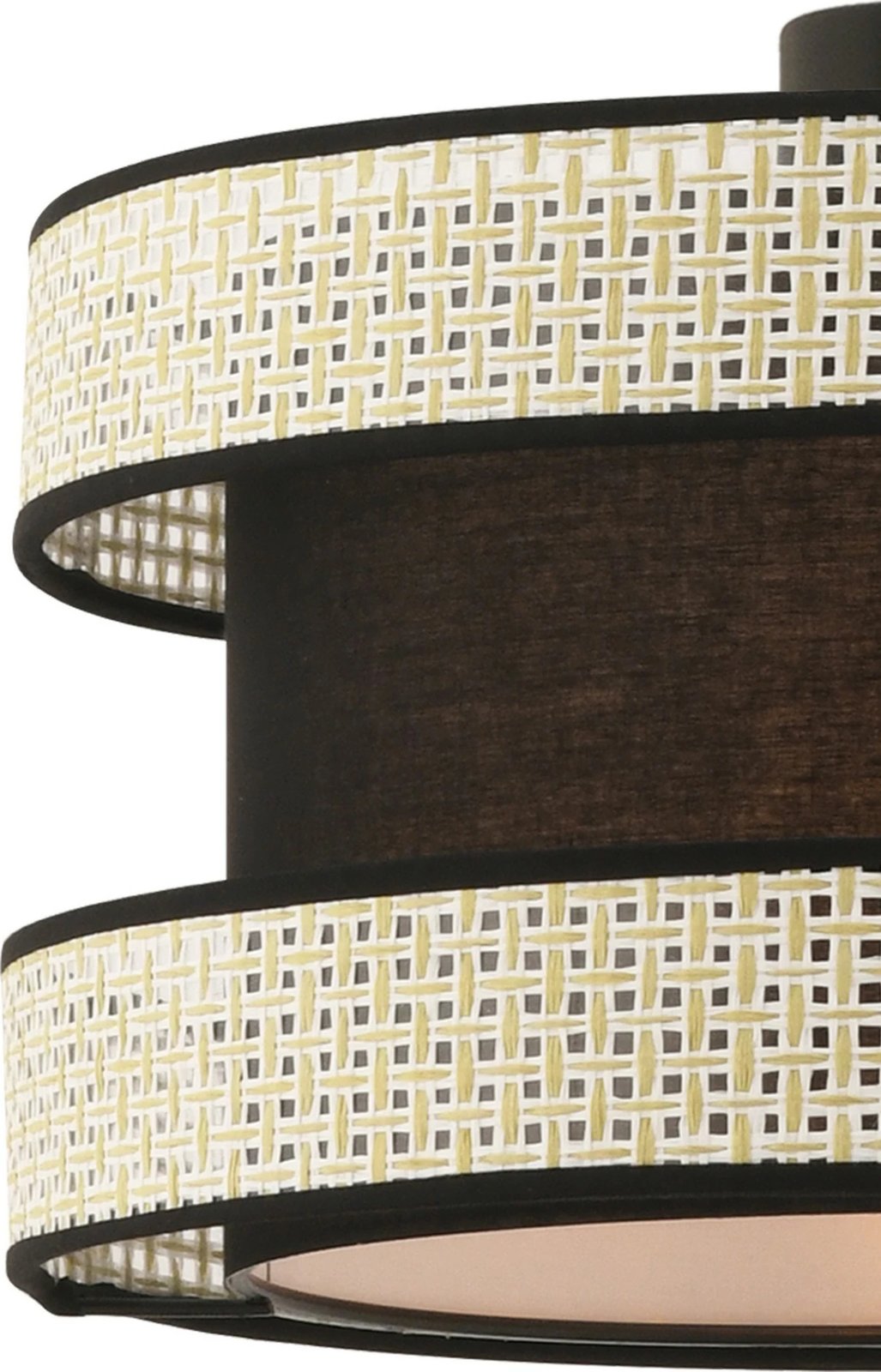 Llambë tavani Opviq, Halo, krem dhe e zezë Llambë tavani Opviq, Halo, krem dhe e zezë