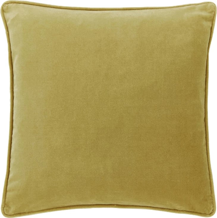 Jastëk dekorativ Simply Louis, kadife, ngjyrë dijon, 45x45cm