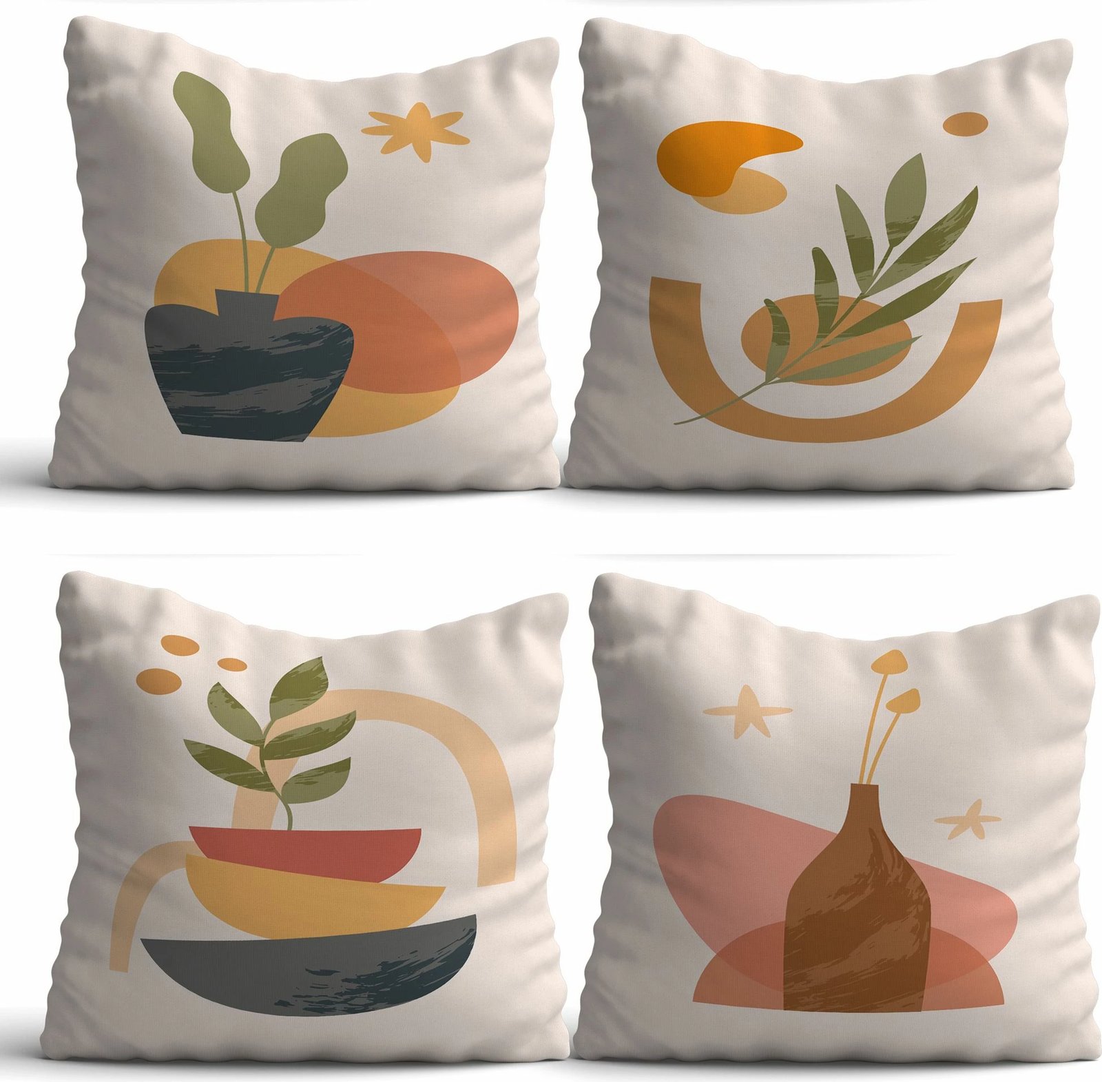 Set mbulesash për jastëkë (4 copë), dizajn Aberto, ASR-plw4 - 3