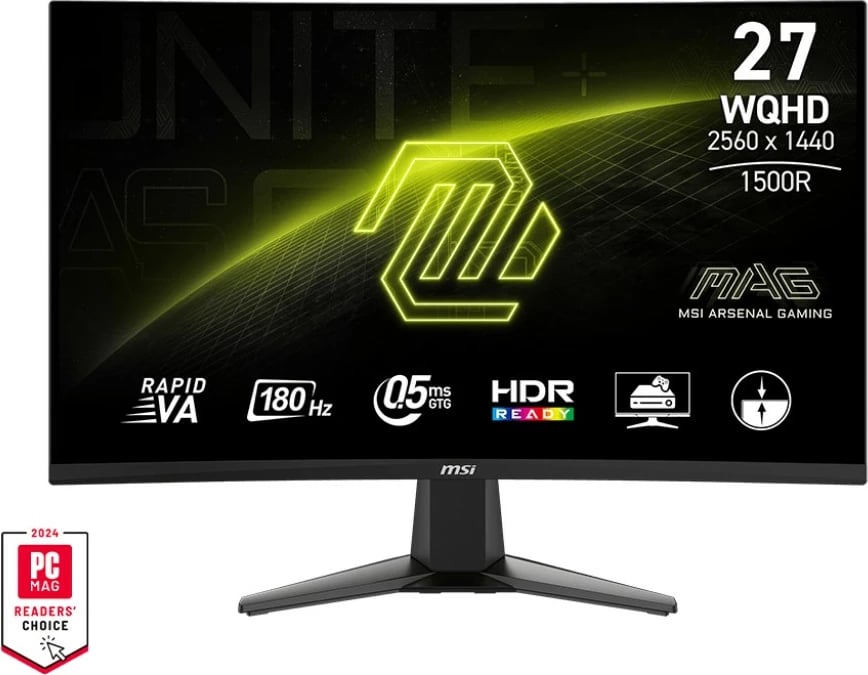 Monitor MSI MAG 27CQ6FDE, 27 inç, QHD, 180Hz, i zi