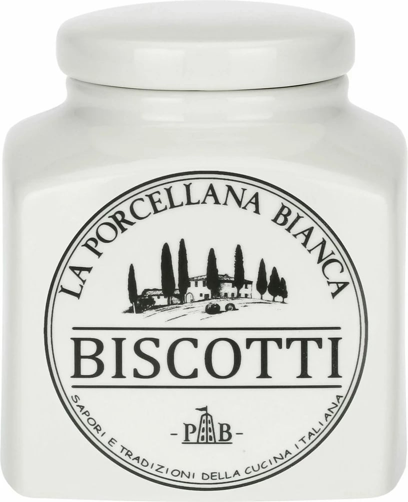 Enë për biskota LA PORCELLANA BIANCA, 3.5 ltr, Bardhë