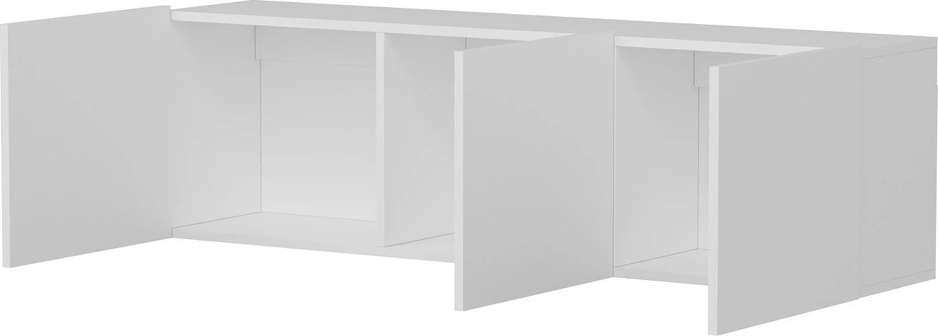 Komodë TV Skye Decor, ngjyrë e bardhë