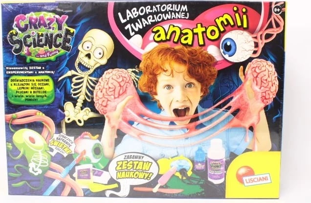 Set shkencor Crazy Science Crazy Anatomy Lab 80663, Lisciani