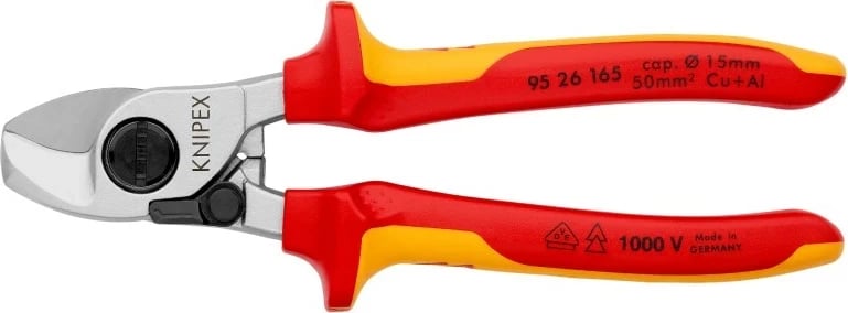 Prerës kabllosh dore Knipex 95 26 165, Çelik