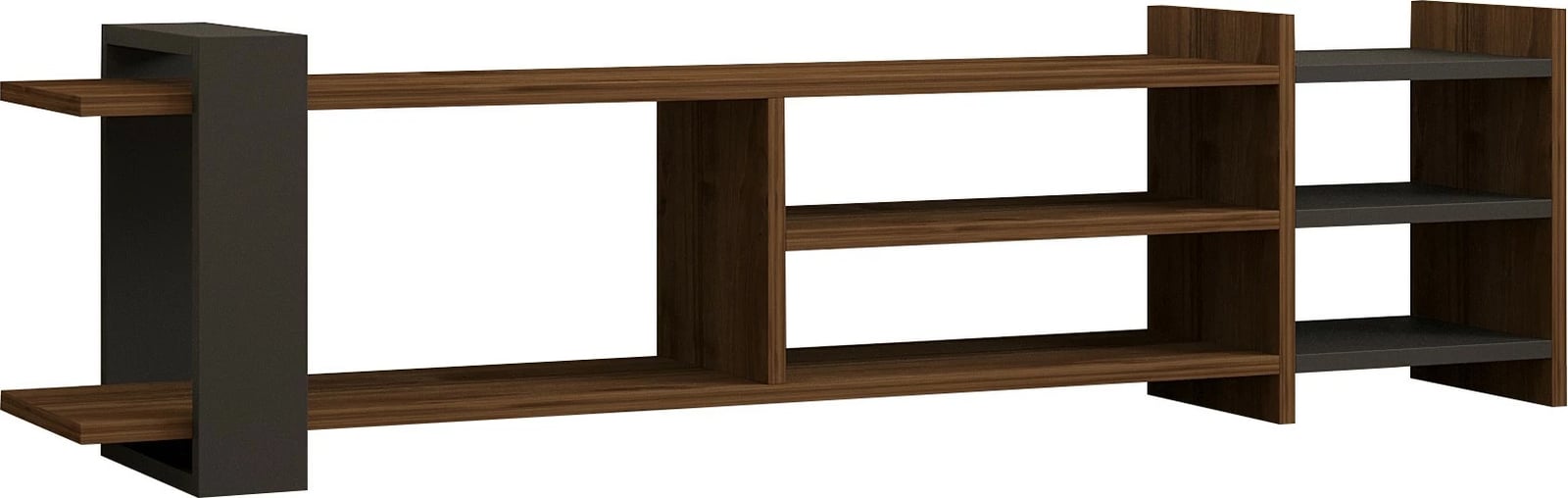 Komodë televizori Hanah Home, Zeyna, ngjyrë arrë dhe antracit