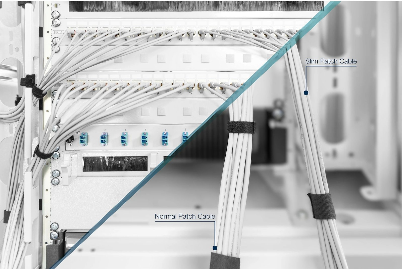 Kabllo rrjeti Digitus Cat6a patch cord 1m, RJ-45, gri Kabllo rrjeti Digitus Cat6a patch cord 1m, RJ-45, gri