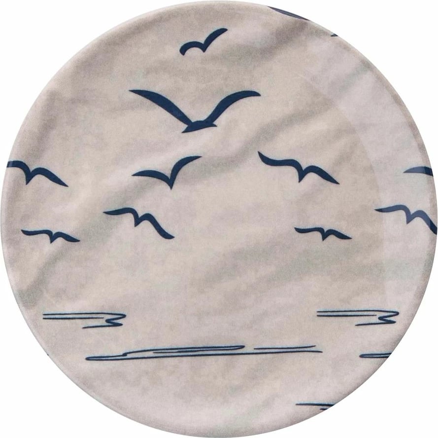 Set pjatash shërbimi (6 copë), Hermia Concept, Larum Serv, ngjyrë kaltër e errët