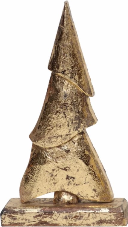 Dekor pemë Krishtlindjesh JOLLY, dru mango, ngjyrë ari, 15x6x27 cm Dekor pemë Krishtlindjesh JOLLY, dru mango, ngjyrë ari, 15x6x27 cm