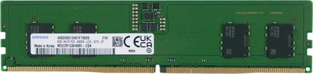 RAM memorie Samsung UDIMM, 4800MHz, 8GB DDR5