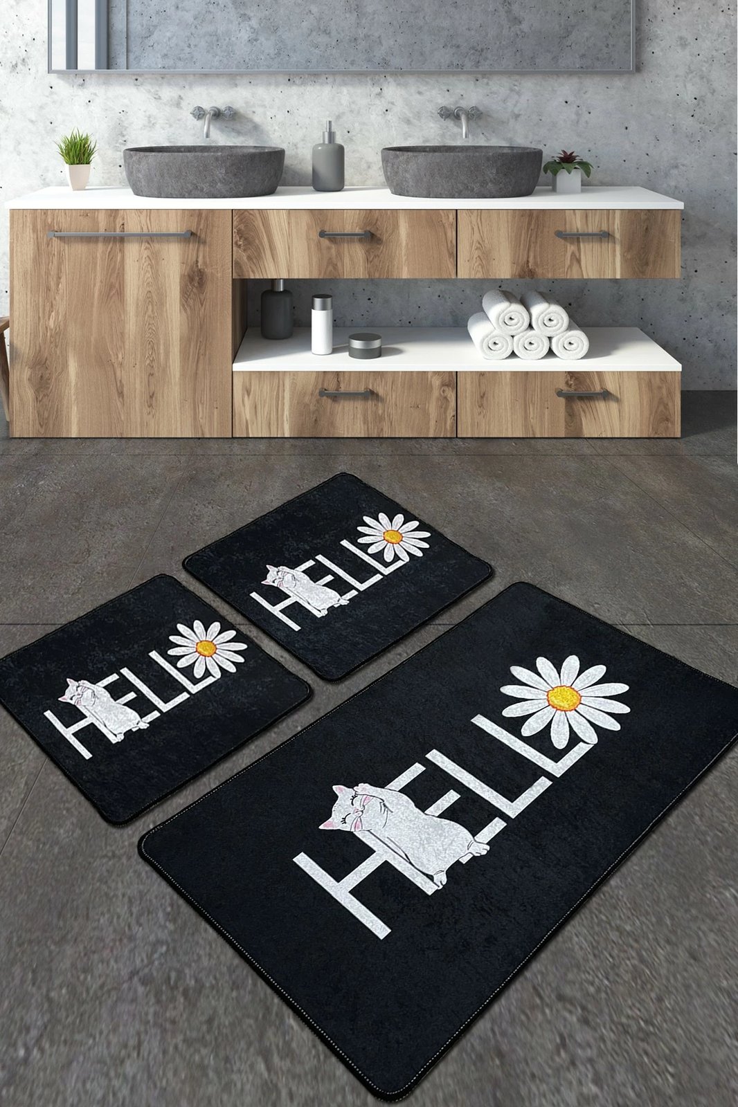 Set tapetash për banjo, 3 copë, Mijölnir Hola Gato