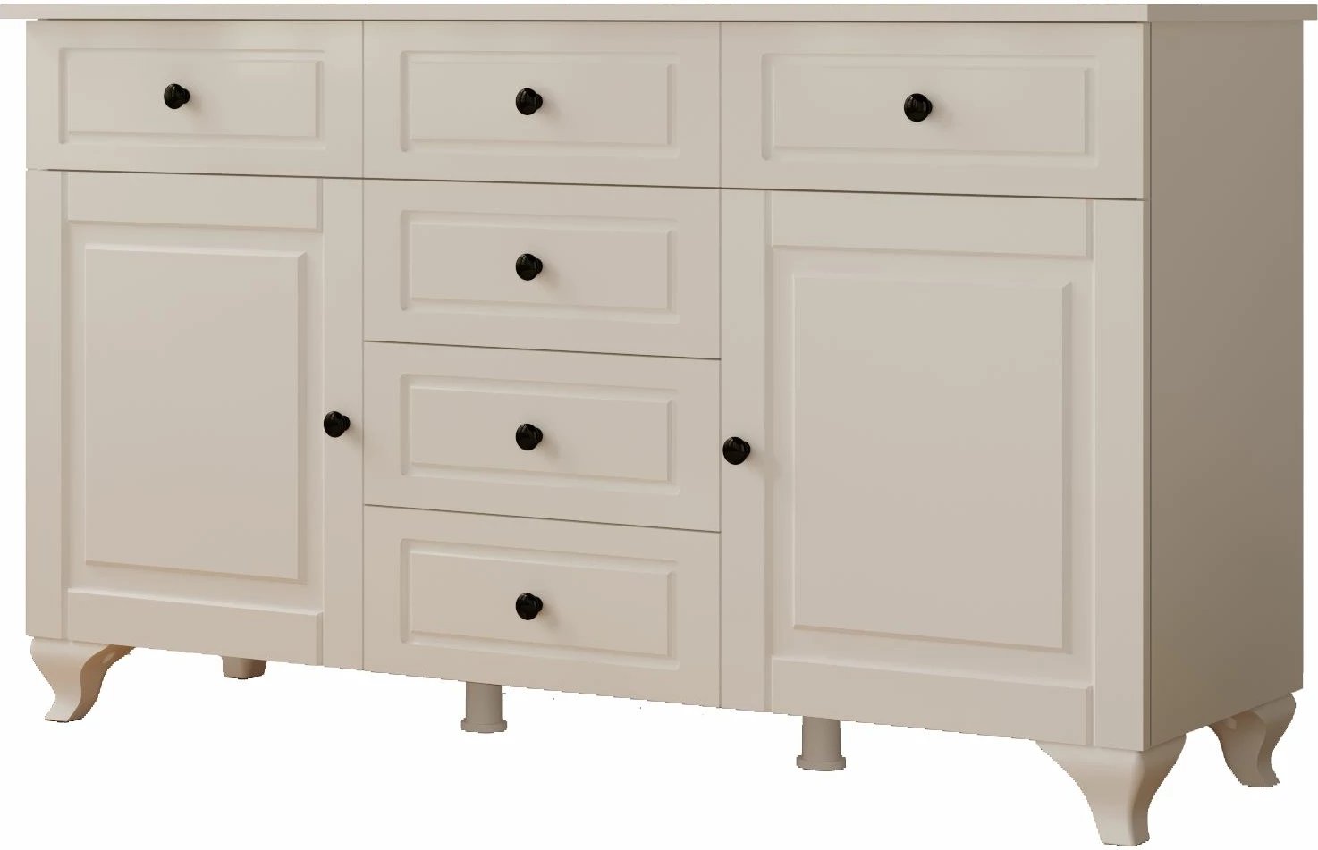 Komodë Skye Decor, ngjyrë e bardhë mat, Rb-025-01