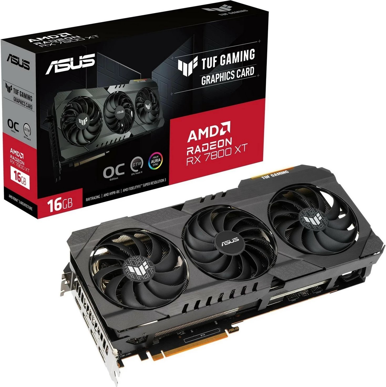 Kartelë grafike ASUS Radeon RX 7800 XT TUF OG GAMING 16GB OC Kartelë grafike ASUS Radeon RX 7800 XT TUF OG GAMING 16GB OC