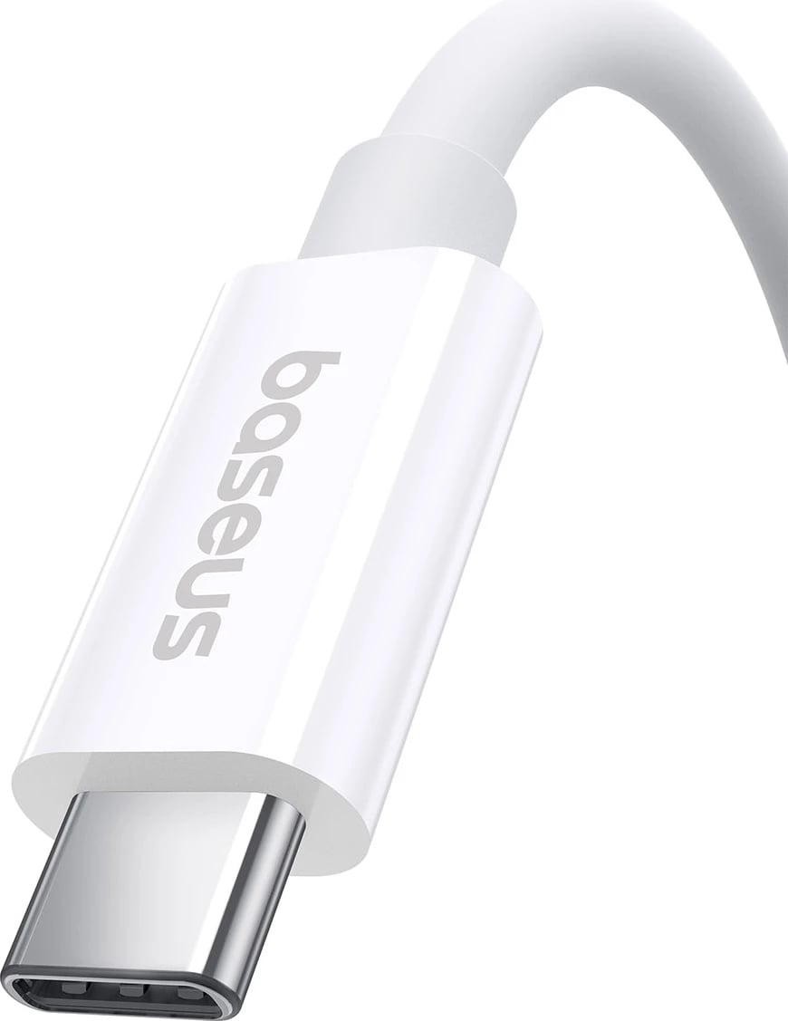 Kabllo USB-C/USB-C Baseus Superior 2 CB000066, 1.8m, 240W, e bardhë