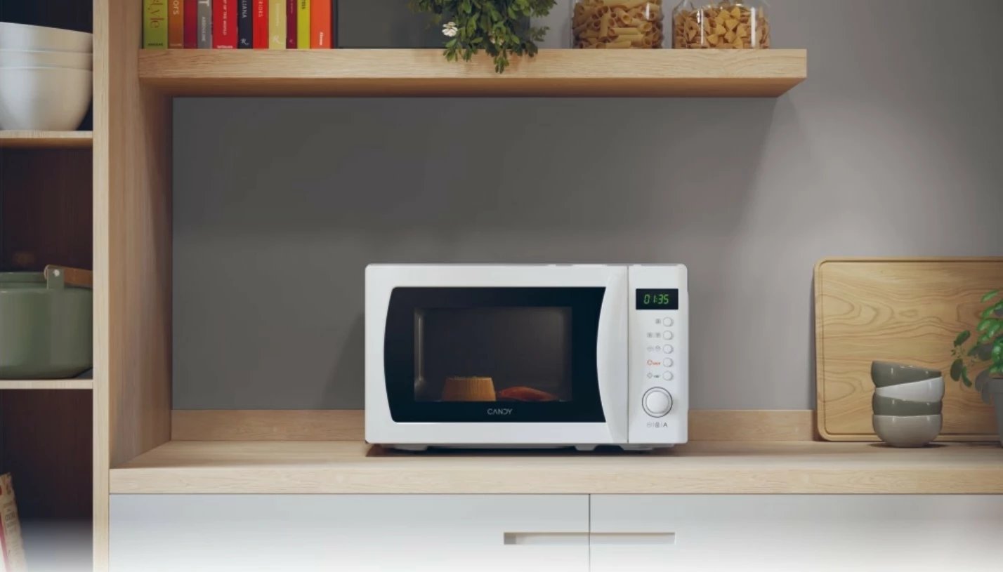 Furrë me mikrovalë, Candy, CMWA20SDLW, 20L 700W kontroll elektronik pa grill me vendosje të lirë, e bardhë