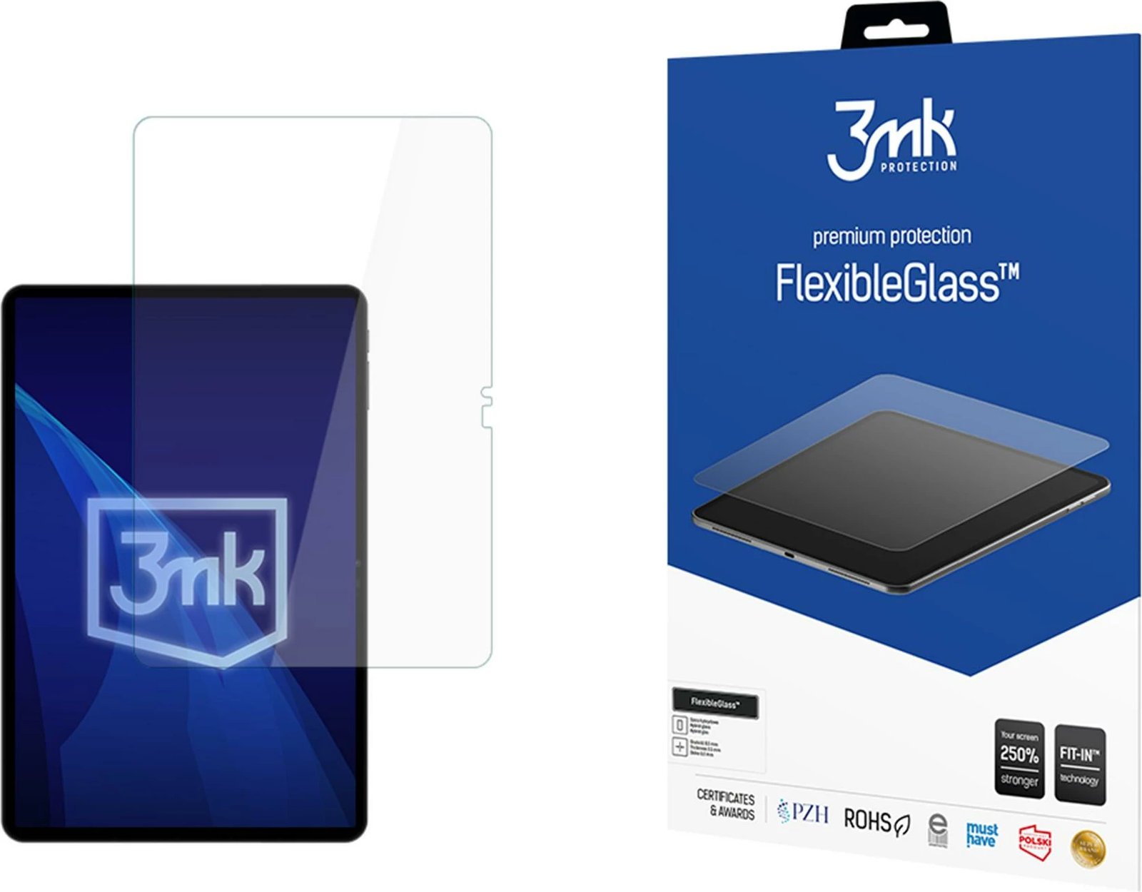 Xham mbrojtës hibrid 3mk FlexibleGlass për Doogee T35