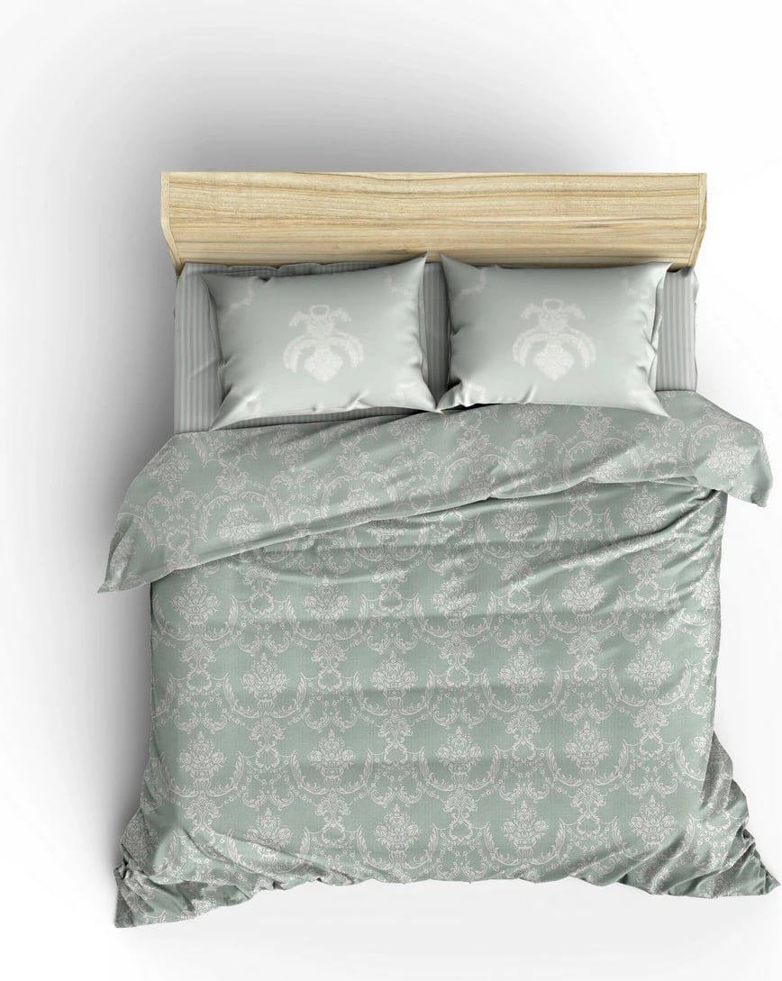 Set piké i vetëm L'essentiel, ngjyrë jeshile deti, Pure