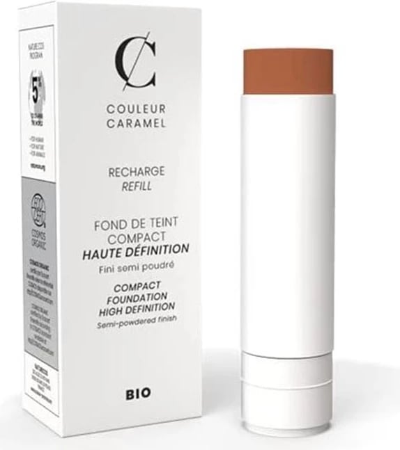Fondatinë kompakte Couleur Caramel N15 Beige Foncé refill unisex