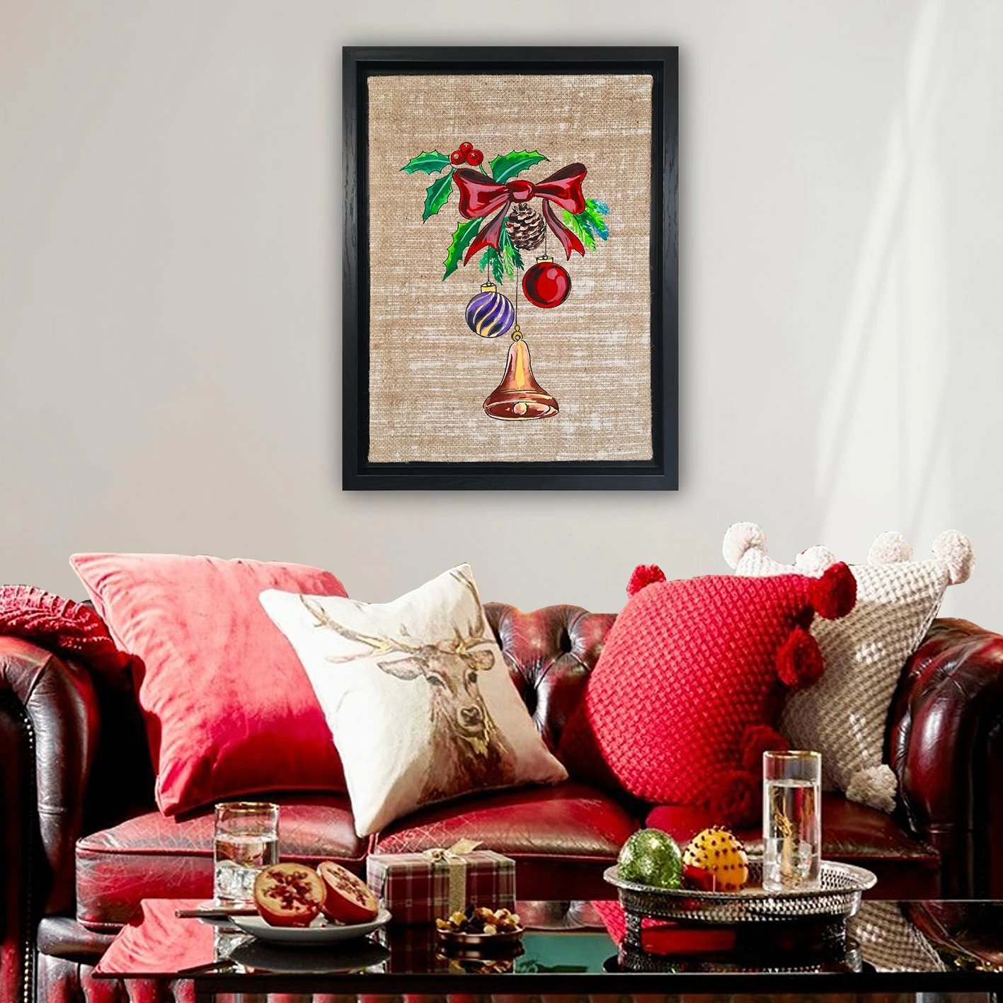 Pikturë dekorative në kanavacë me kornizë, shumëngjyrëshe, Wallity LSJ200749_3646, 36x46cm