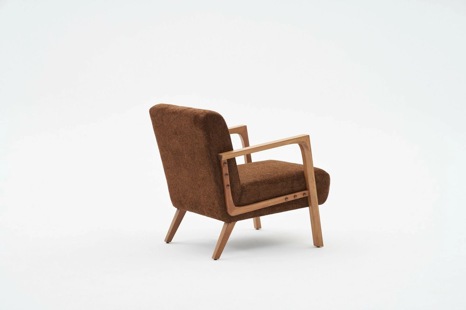 Karrige krahu Atelier del Sofa, Kemer, ngjyrë kafe